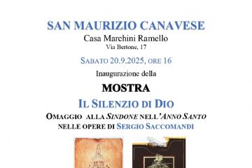 Omaggio alla Sindone con le opere di Sergio Saccomandi